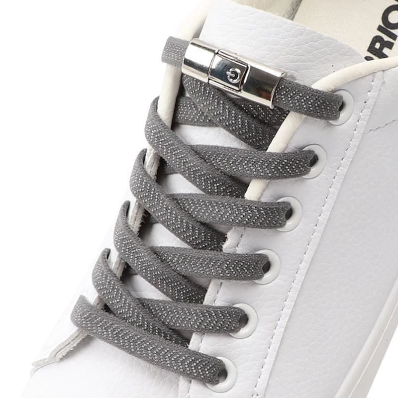 No Tie Shoe Laces For Sneakers Elastic Shoelaces Flat Quick on and off Lazy Shoes Lace Men And Women Shoes Accessories