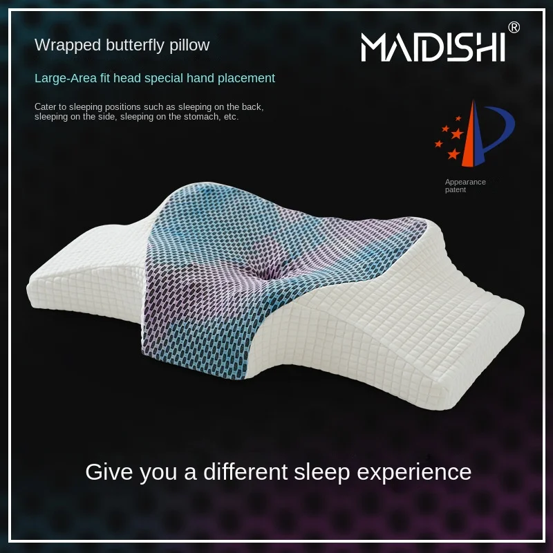 

Orthopedic Memory Foam Pillow Slow Rebound Soft Memory Slepping Pillows Butterfly Shaped Heart-shaped Wrap Comfortable Pillow 이불