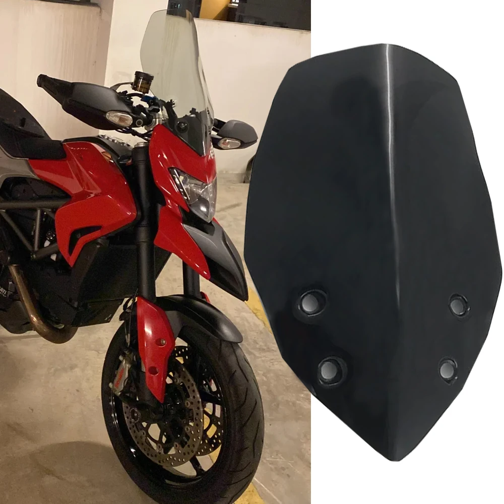 

for Ducati Hyperstrada 821 839 Windscreen Windshield Touring Screen Wind Deflector Heightened Visor Motorcycle Accessories Glass