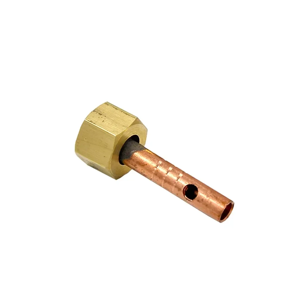 Imagem -04 - Peça Conector de Encaixe de Tocha de Soldagem Tig Frontal mm Porca de Gás M16 X1.5 mm Pinos 12v Soquete de ar Fêmea Qq150 Tig150a Ferramentas de Soldagem 1