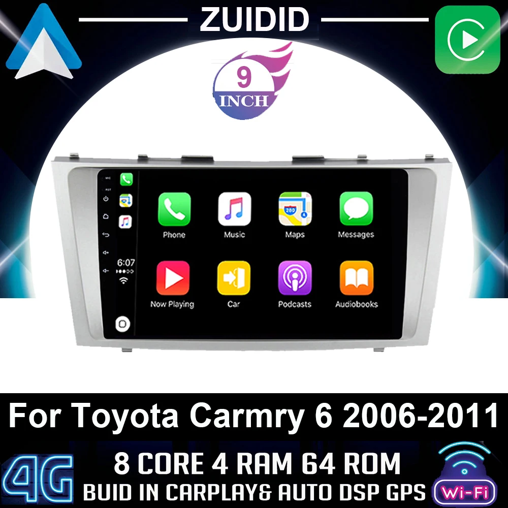 

Автомагнитола 2 din для Toyota Camry 6, XV, 40, 50, 2006-2011, 2 + 32 ГБ