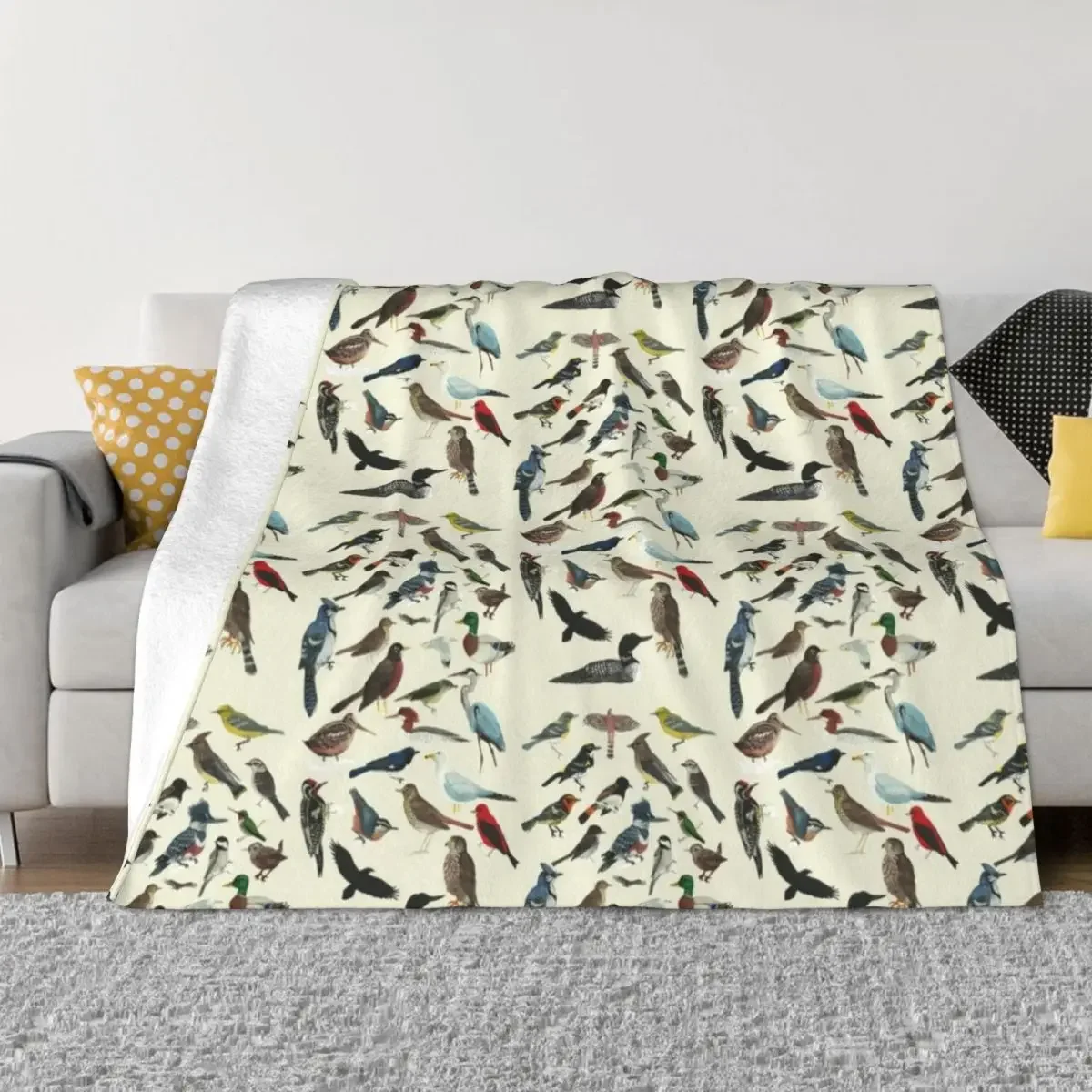 

Bird Fanatic Throw Blanket Thins Bed Fashionable Single Blankets