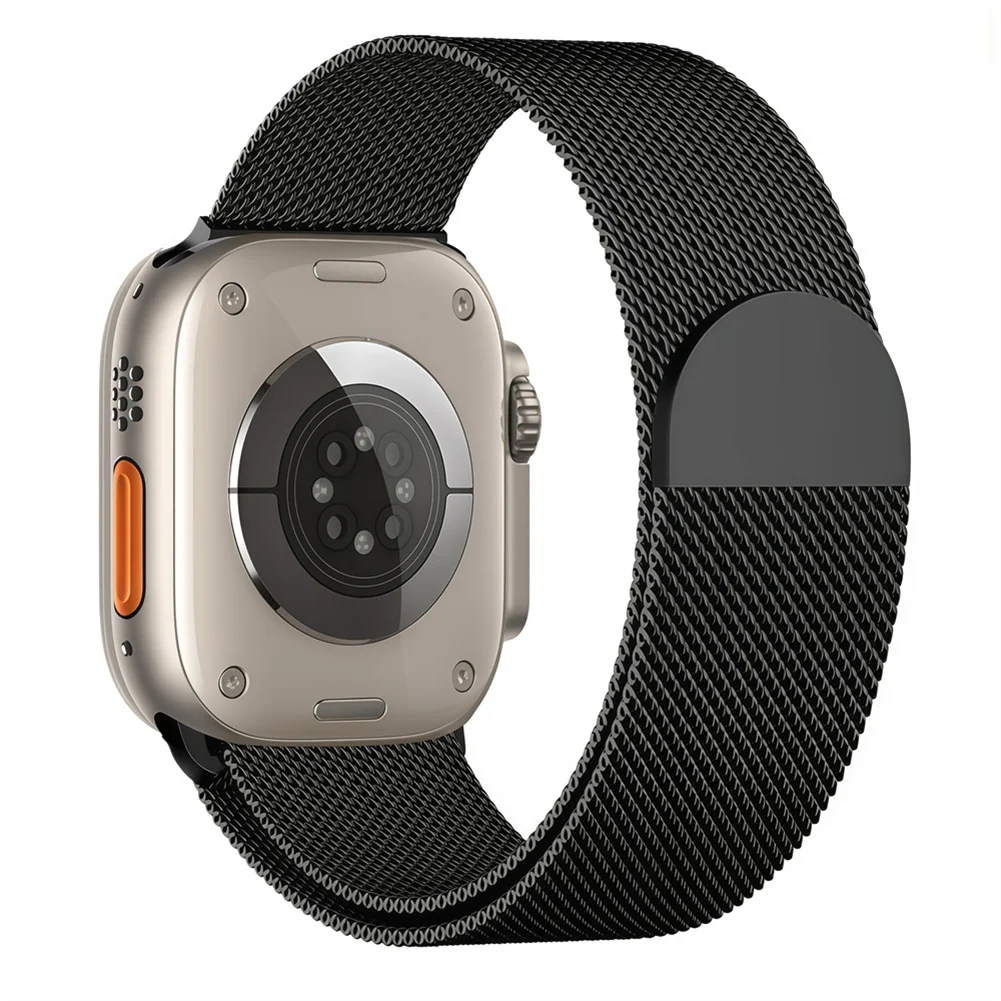 Metallisches Milanaise-Armband für Apple Watch Band Ultra3/2 49mm 11 10 9 8 7 Magnetisches Armband iWatch 6 5 4 SE2 46mm 45mm 41mm 44mm 40mm