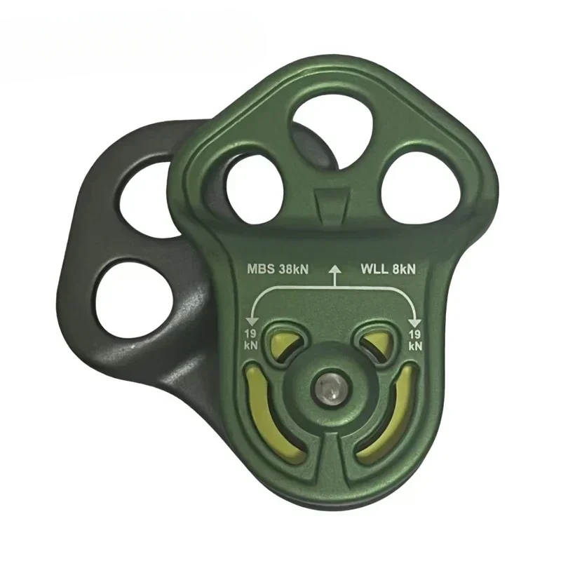 P298 ARBORIST three-hole pulley tree climbing three-hole aluminum alloy side plate openable pulley