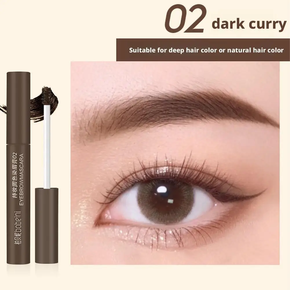 Tintura liquida Crema per sopracciglia Tintura Sopracciglia Esaltatori Naturale Impermeabile Asciugatura rapida Marrone Grigio 3D Mascara per sopracciglia Trucco Donna