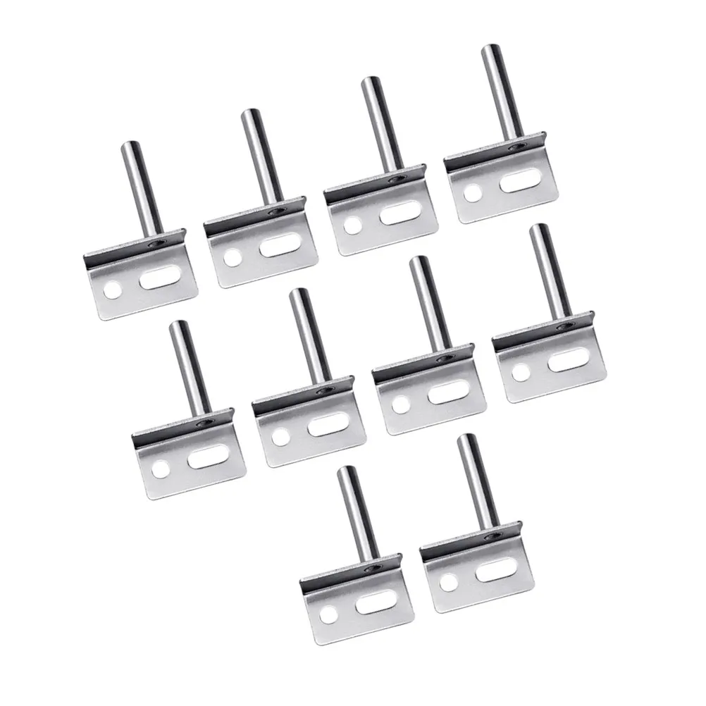 

10pcs Heavy Duty Pcs Silver Simle Hinge Door Accessories for Bedroom Livingroom Wood Pivot Hinge For Wood Door Gate Hardware