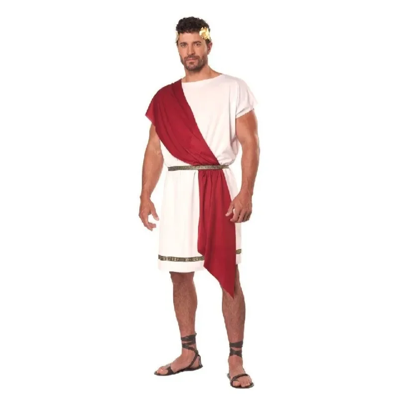 Conjunto de disfraz de gladiador romano griego antiguo para adultos, vestido de fiesta de Carnaval de Halloween, vestido de lujo para hombres y mujeres