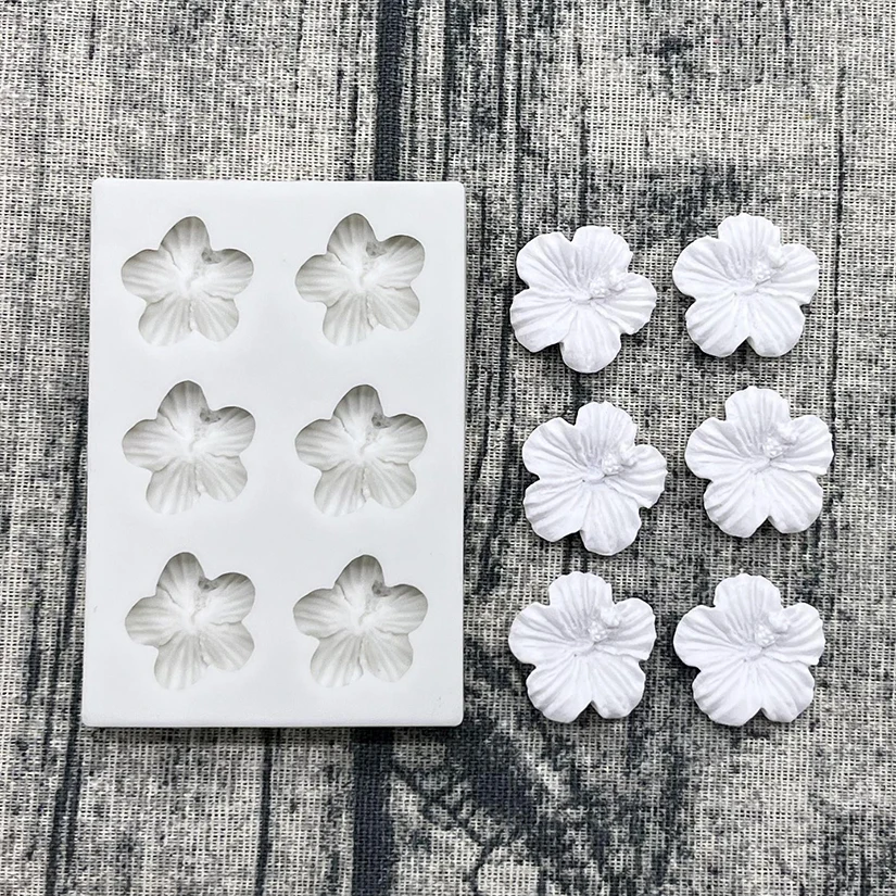 Mini Rose Flower Silicone Cake Baking Mold Sugarcraft Chocolate Cupcake Resin Tools Fondant Decorating Tools