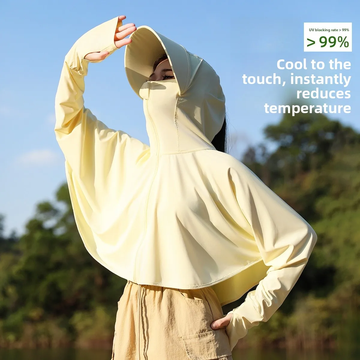 

Женская свободная легкая одежда Banana Guest с защитой от ультрафиолета, летняя, для активного отдыха, путешествий, удобная, практичная.