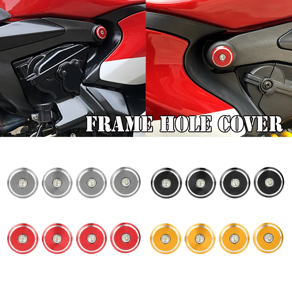 

For Ducati SUPERBIKE Panigale 899 959 1199 1199S 1199R 1299 1299S 1299/1299 S V4 Frame Hole Cap Cover Fairing Guard Accessories