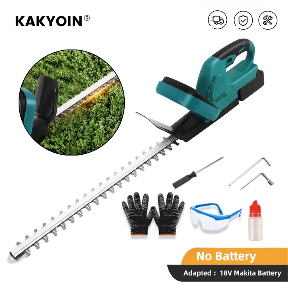 

2800W Cordless Electric Hedge Trimmer Dual-blade Garden Trimmer Tea Tree Hedge Trimmer Pruning Saw NO Battery For Makita Battery