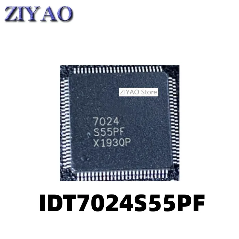 5PCS IDT7024S55PF 7024S55PF QFP100 Encapsulated Static Storage Chip