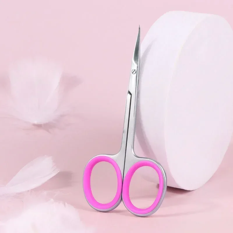 Клинья для срезания кутикулы высокого качества Anti-Slippery Handle Manicure Stainless Steel Nail Skin Cuticle Trimmer Nippers