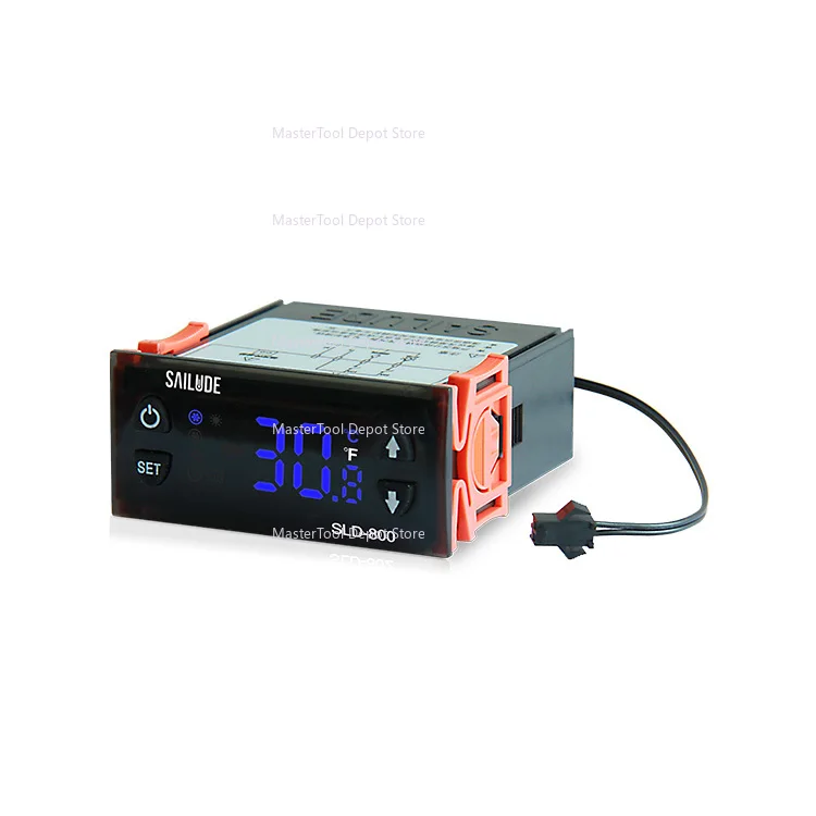 

SLD-800 интеллектуальный цифровой дисплей электронный высокоточный регулятор температуры холодильная морозильная камера шкаф для напитков