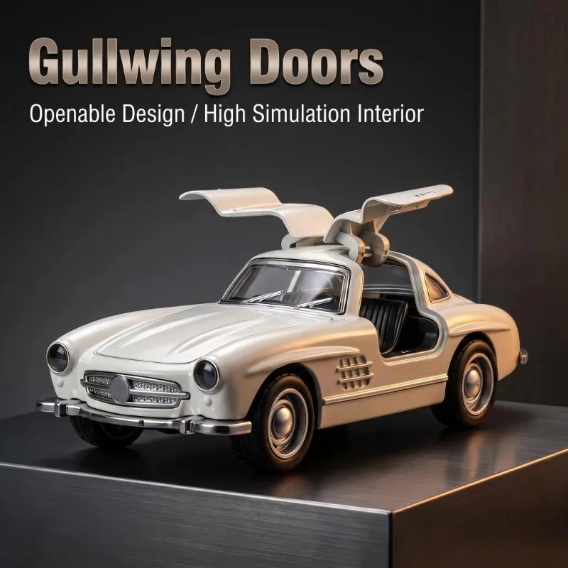 1:36 Multi-Style Vintage Alloy Vehicle Diecast Model Retro Classic Bug Shape Off-Road Car With Complete Gift Box Accessories