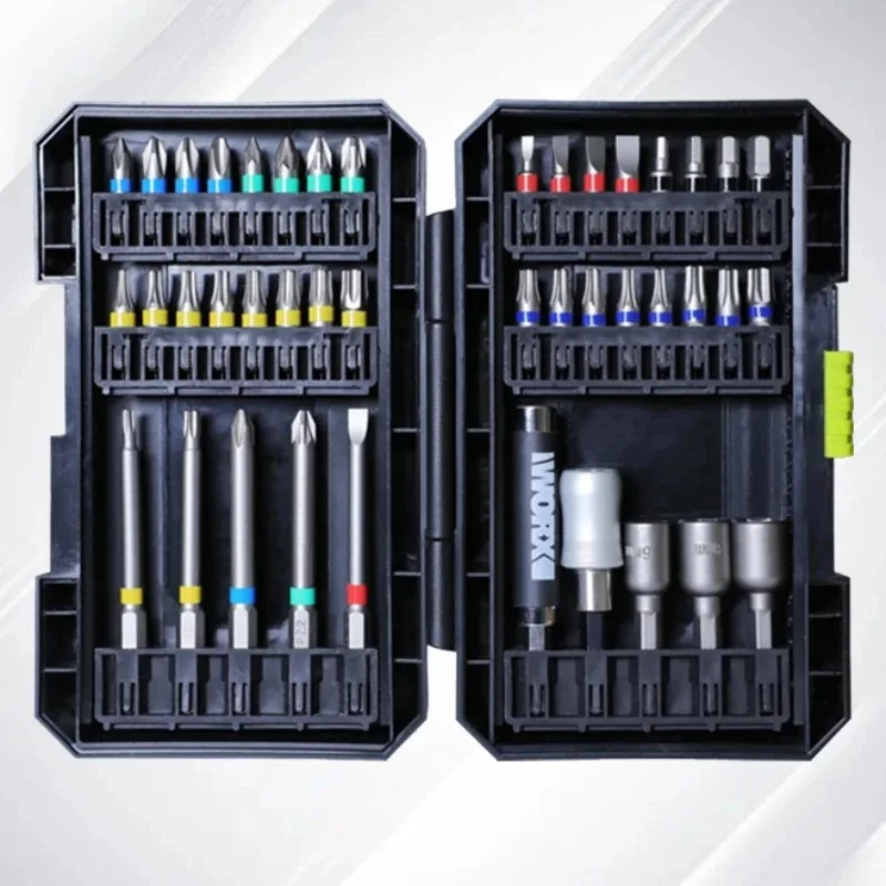 Everbright Store WA1159/WA1149 Rainbow Batch Head Cross Hexagonal Starter Electric Batch Sleeve Set