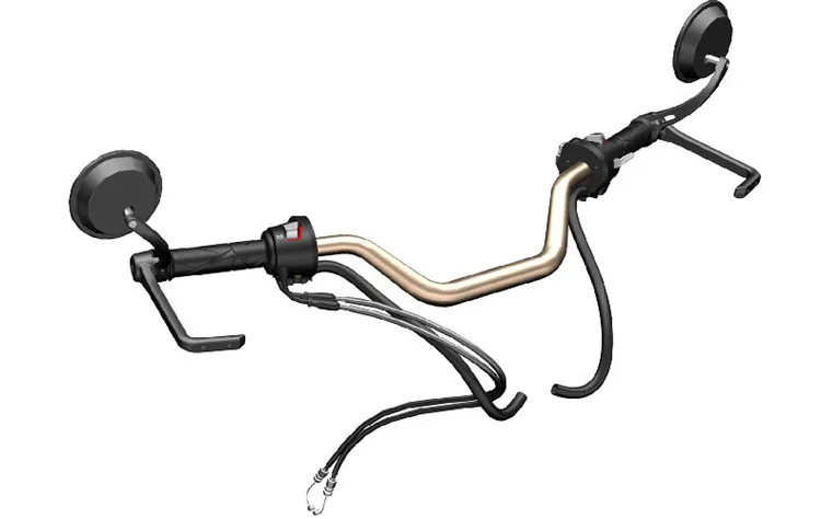 

1pc Motorcycle Switch Rearview Mirror Fit For Qidian KD150 G1 G2 GK