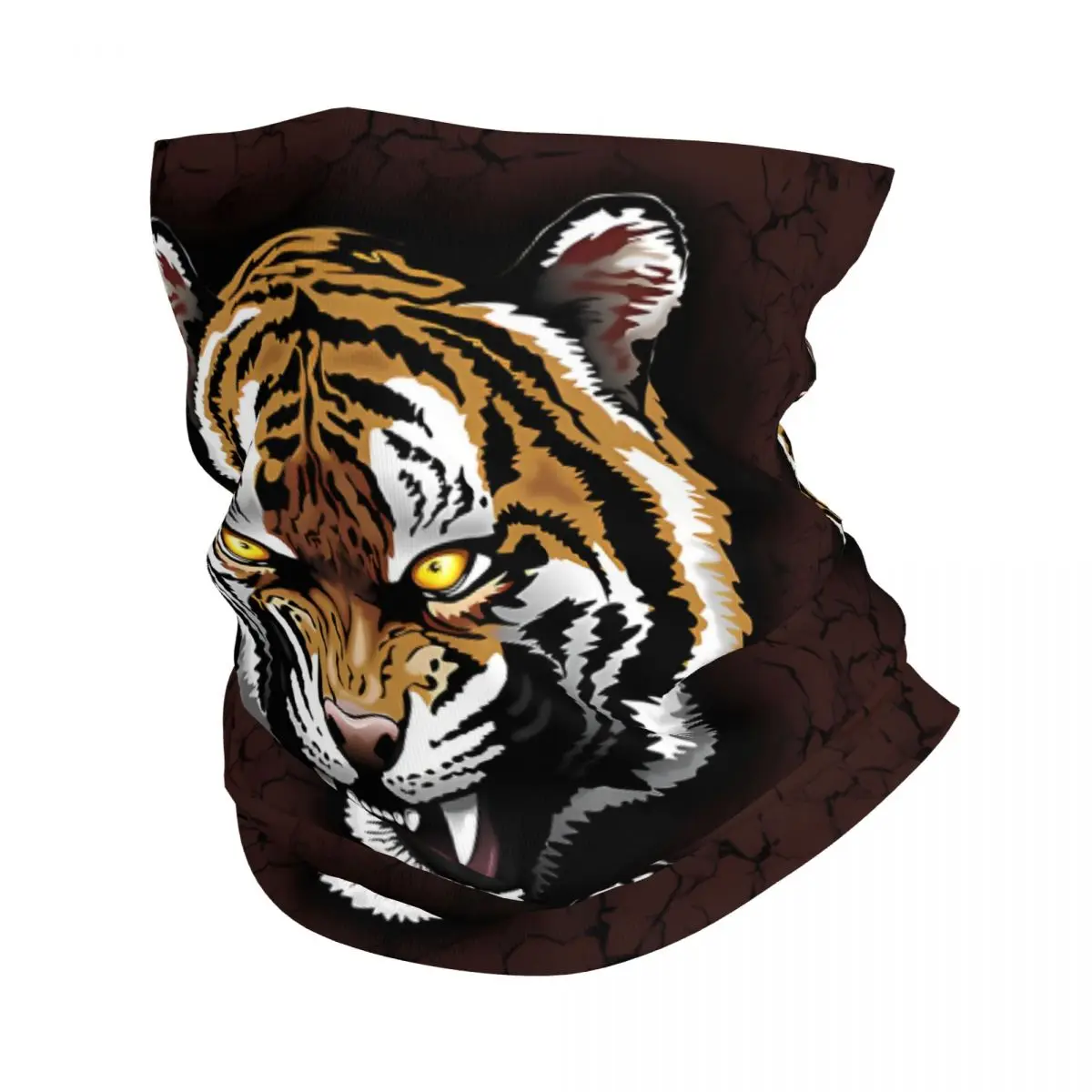 Tiger Roar Powerful Thin Bandana Neck Gaiter Wrap Scarf Headband Neck Cover