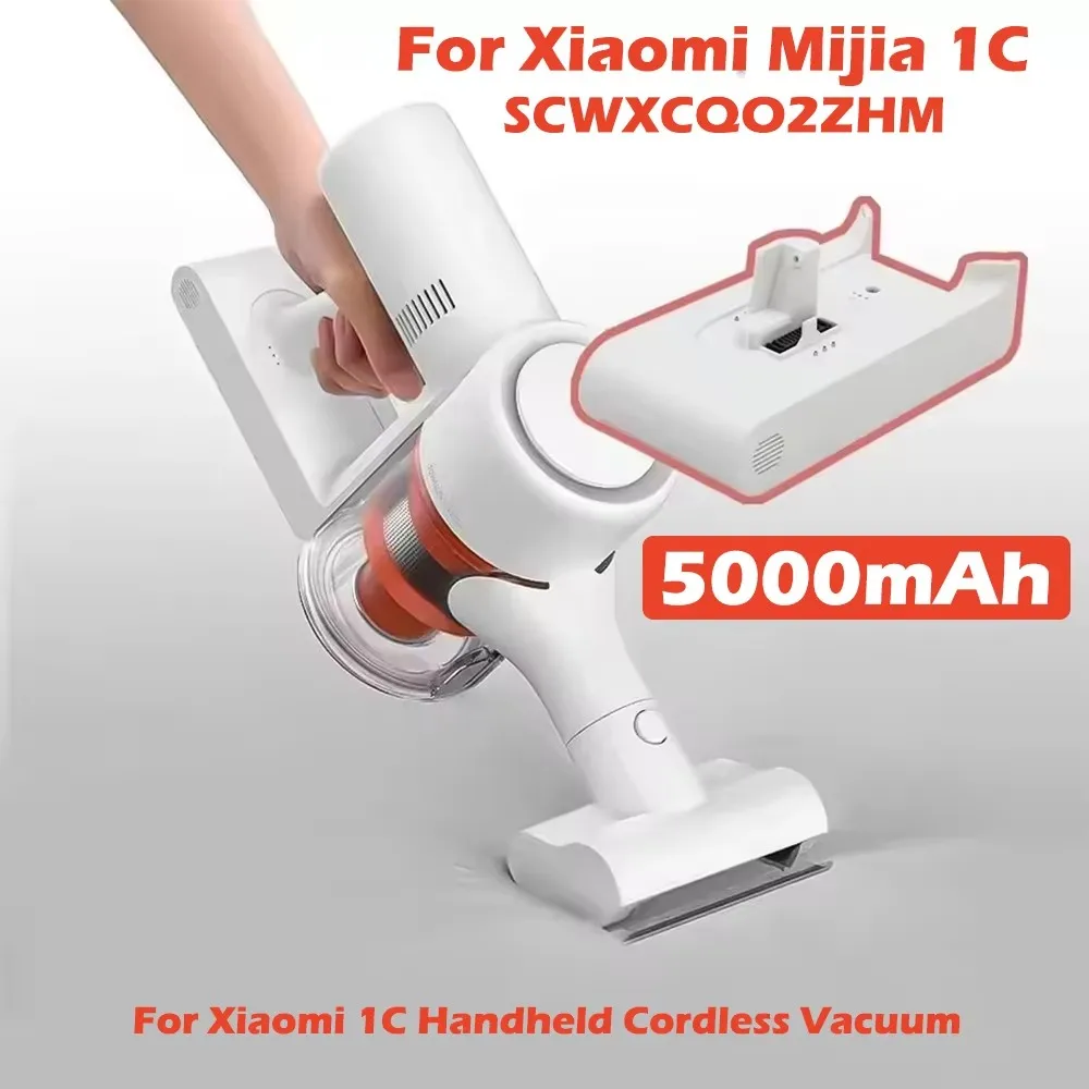 Neuer 5000-mAh-Akku – für Xiaomi 1C Hand-Akku-Staubsauger-Zubehör SCWXCQ02ZHM Staubsauger-Akku