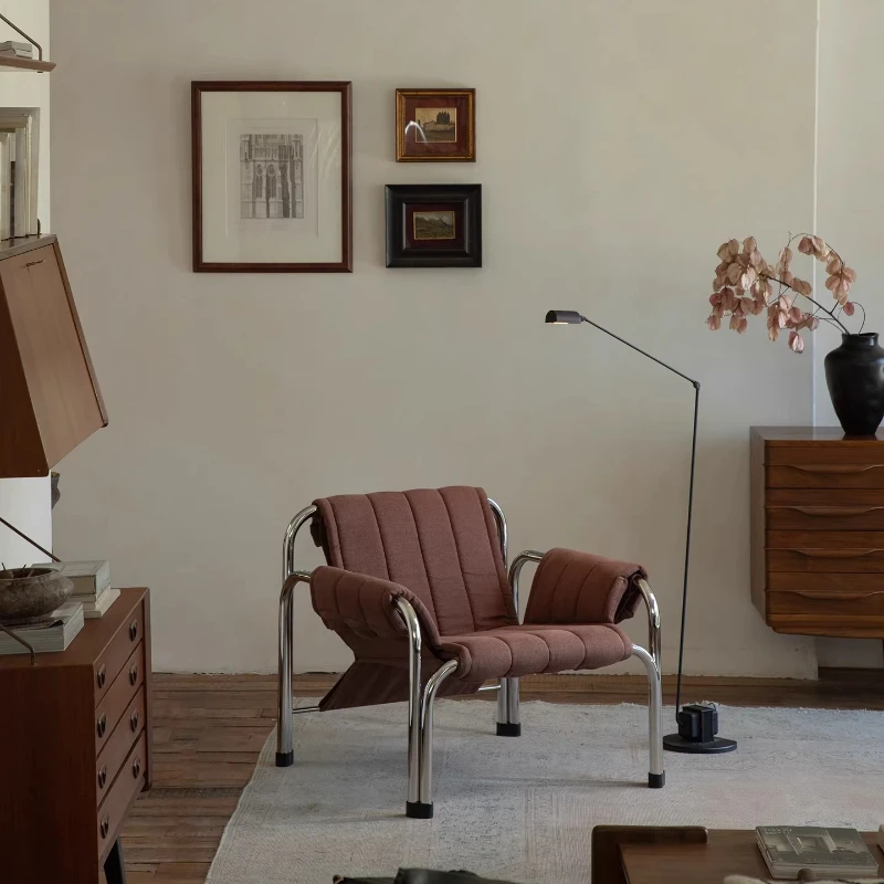 

Nordic retro style stainless steel yarn-dyed linen