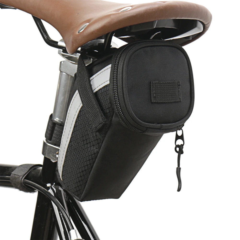 Ample Storage Space Bicycle Tail Bag Lightweight Flashlights Long Service Life Mobile Phones Splash Proof Wallets