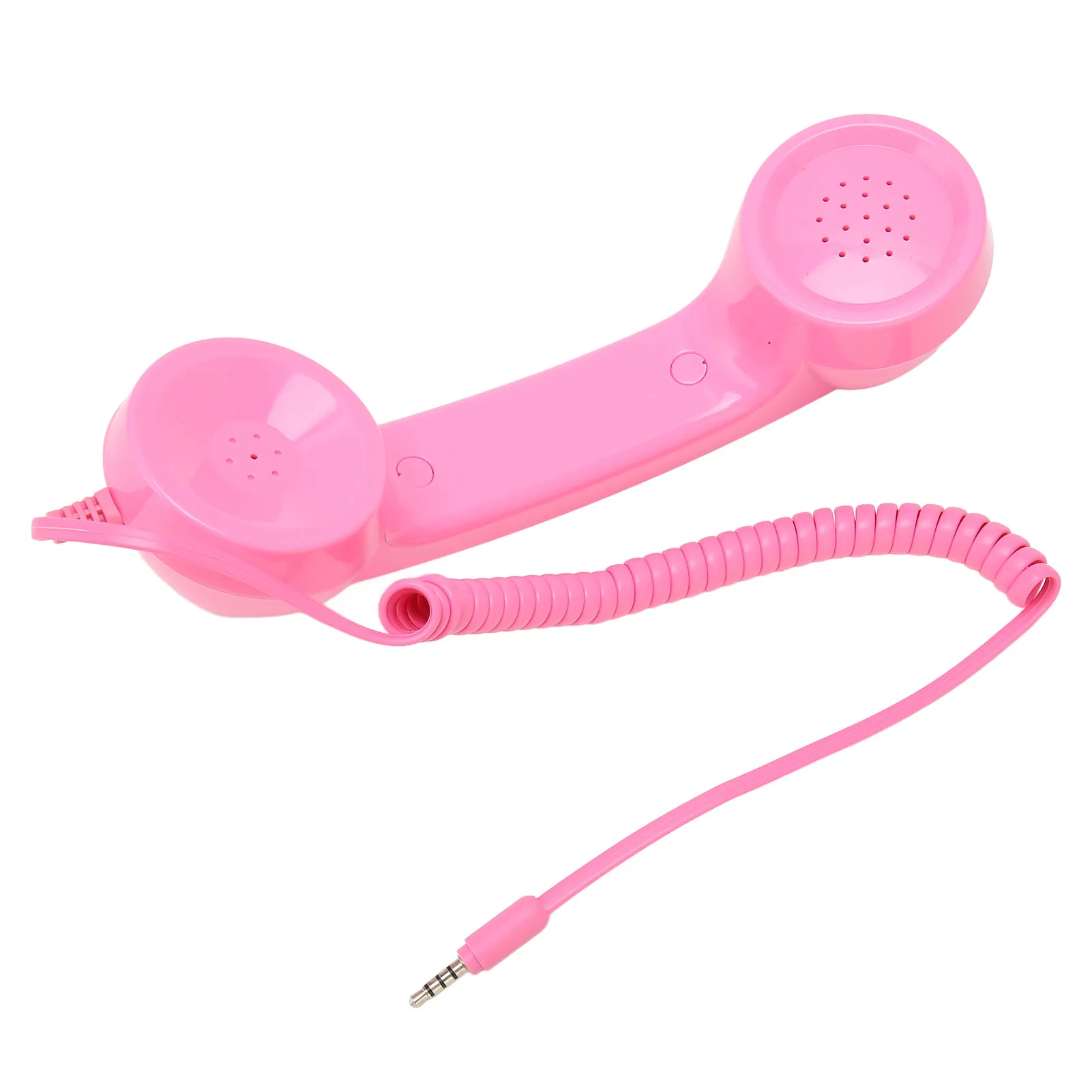 Pink Mobile Phone Receiver Old Mobile Phone Earpiece Transmission Stable Sound Quality Good For Connecting Mobile Phone/Computer
