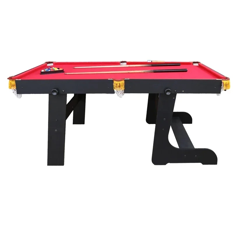 6ft Foldable Pool Table: Superior Modern Design, MDF Indoor Billiard Table, Snooker & Pool