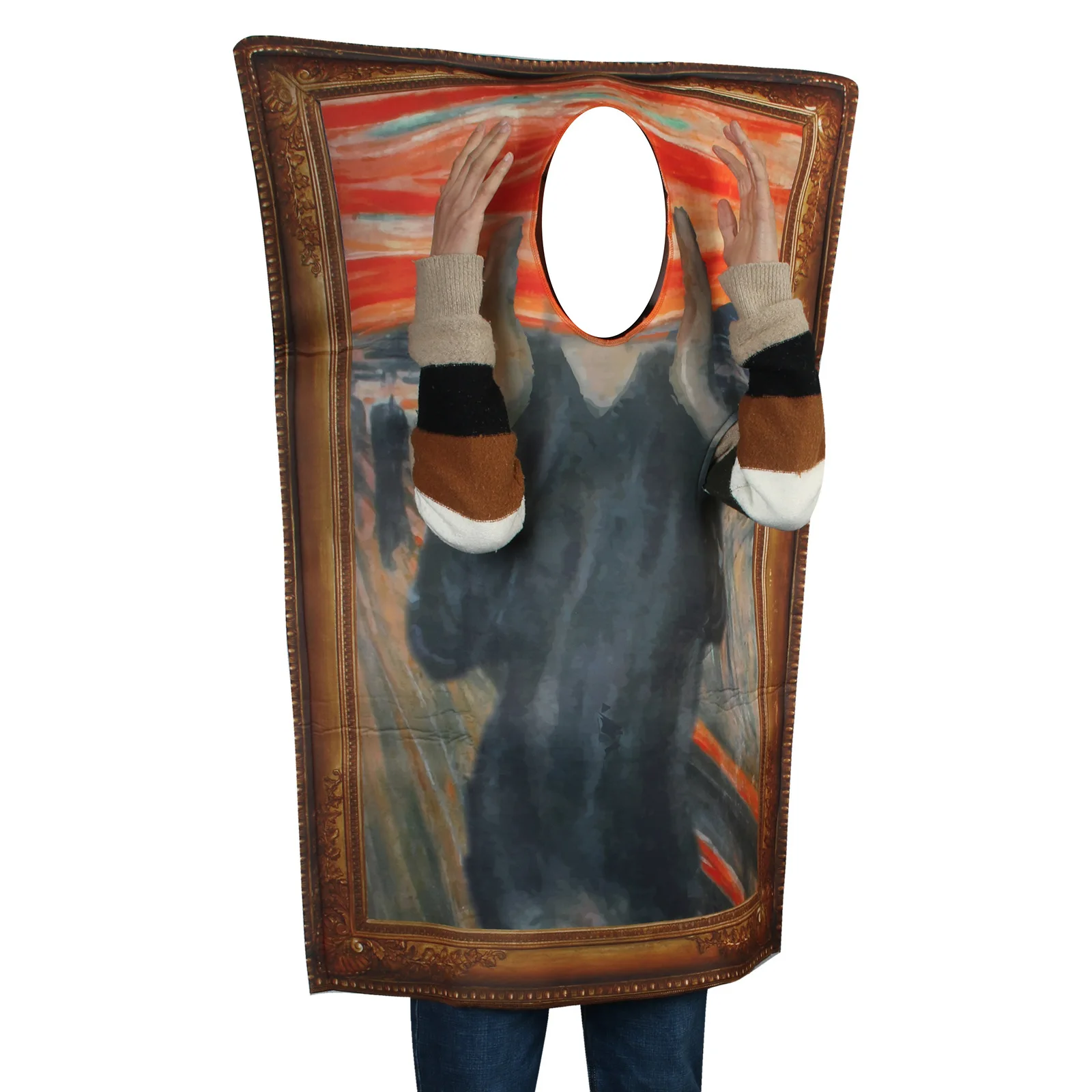 새로운 로우인 파 파티 공연 의상 재미있는 장난 벽화 의류 캠퍼스 이벤트 공연 점프수트 패러디 가면 무도회 의상