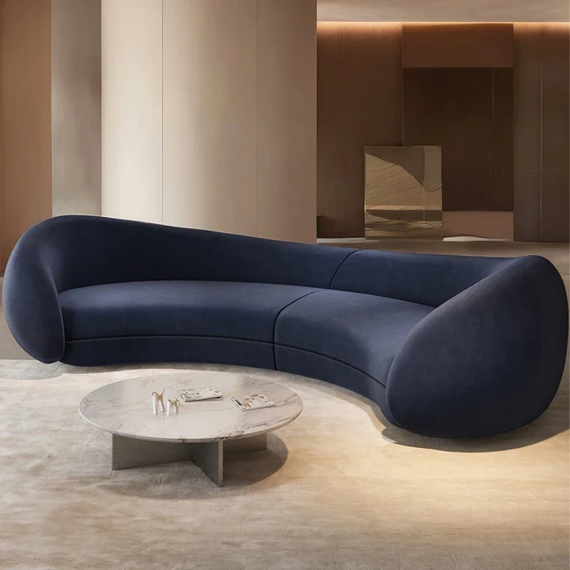 LYN special-shaped sofa living room creative large villa sofa 2024 new