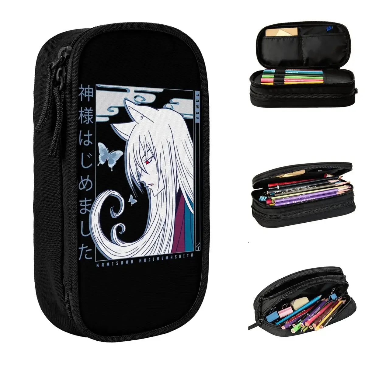 

Tomoe Kamisama Kiss Pencil Cases New Anime Manga Pen Pencil Bags for Student Big Capacity Students School Cosmetic Pencil Pouch