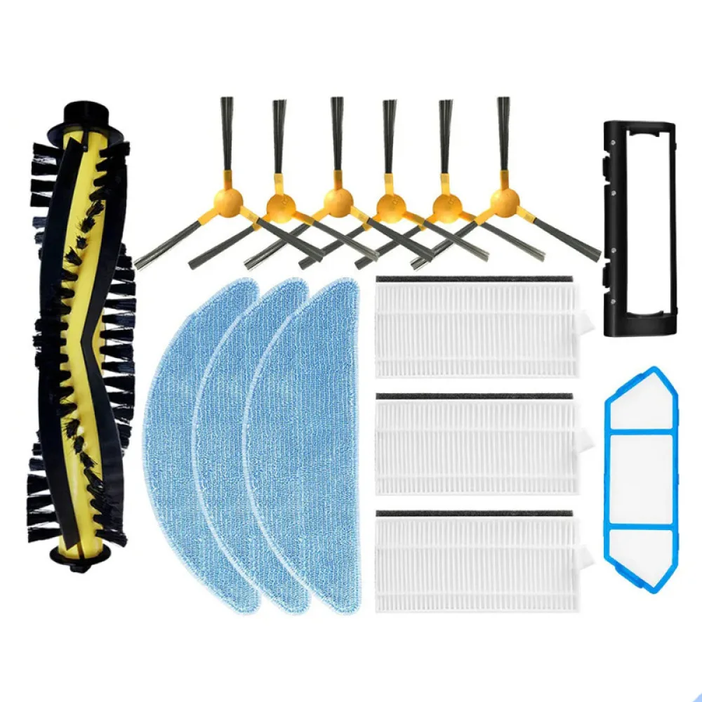 Vacuum Cleaner Maintenance Parts For Neatsvor X500 X520 X600 Pro Robot Main Roller Brush Side Brushes Mop Pad Filter Set