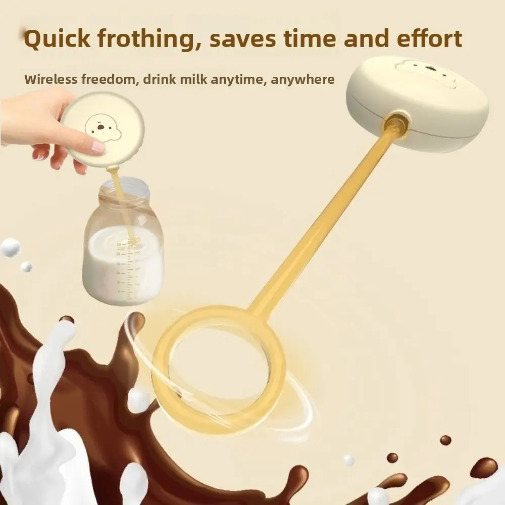 

Wireless Electric Milk Frothers Battery Model Automatic Milk Foaming Mixer Electric Portable Electric Handheld Blender
