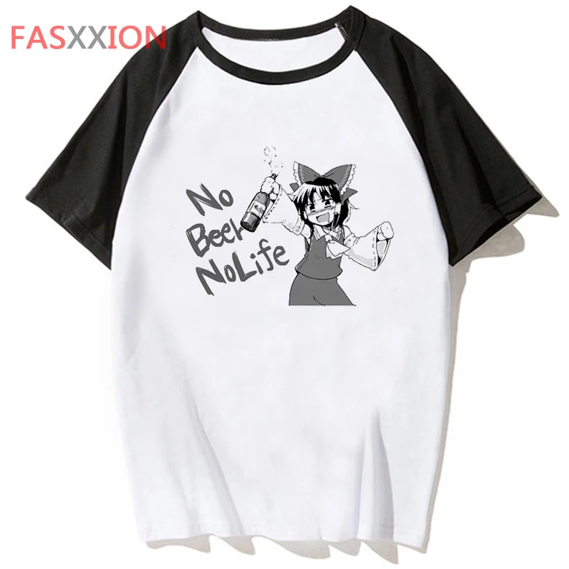 touhou project Reimu Hakurei t shirt male tee hip t-shirt funny men top streetwear tshirt hop harajuku clothing for