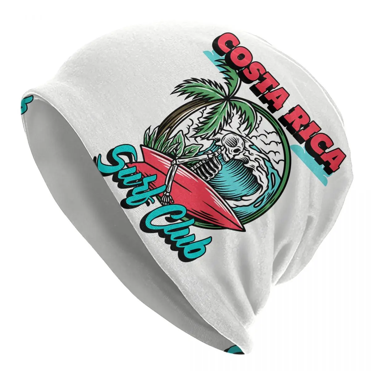 Costa Rica Surf Club Beanies Caps Hat Fashion Bonnet Hats Men