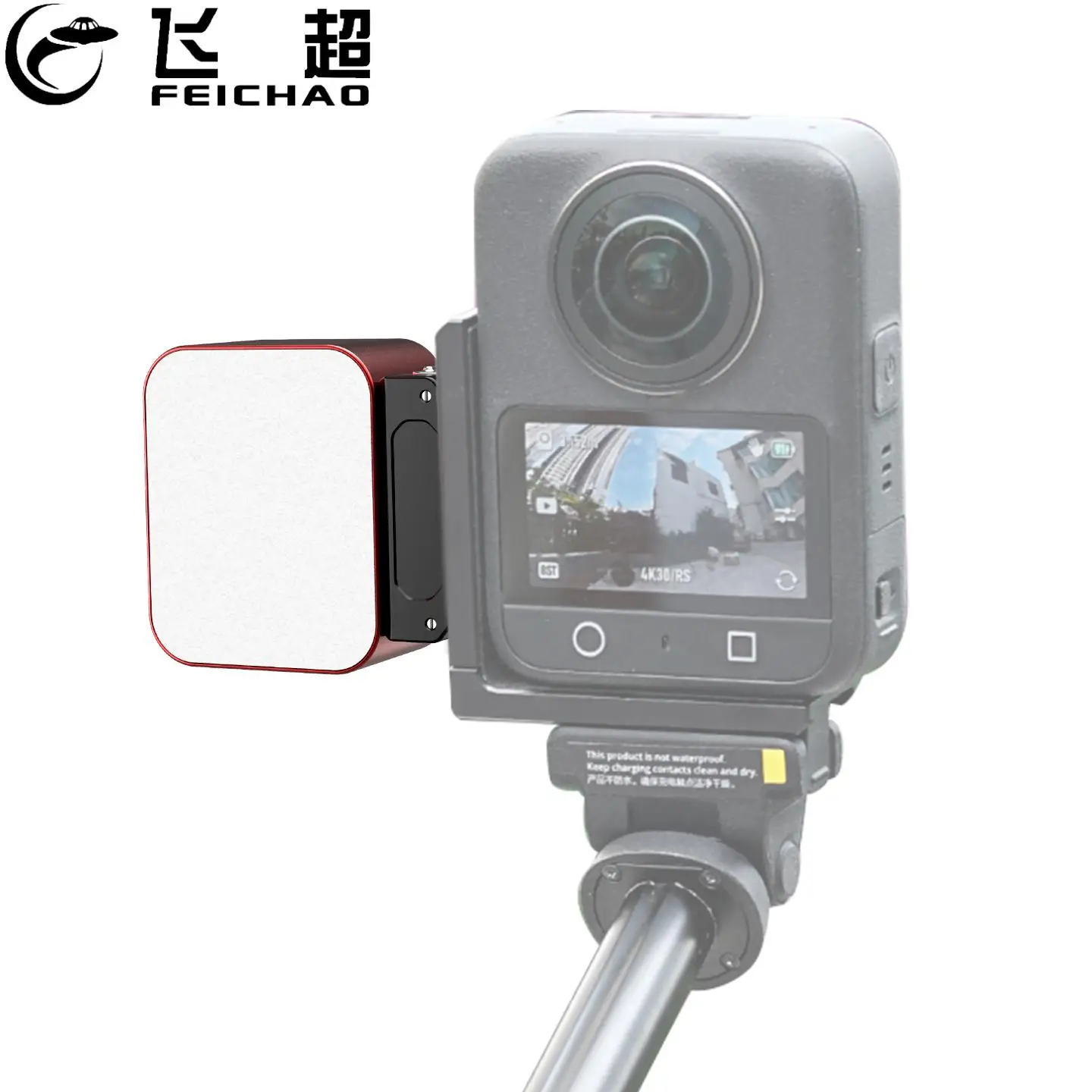 

Многофункциональный портативный светодиодный светильник для селфи с магнитным быстросъемным креплением, мини-подсветка для Insta360 Go Ultra и экшн-камер DJI