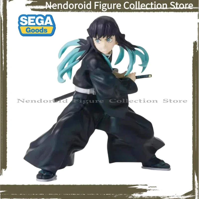In Stock SEGA Demon Slayer FIGURIZM Tokitou Muichirou Desktop Cute Doll Anime Action Figure Toy Gift Model Collection