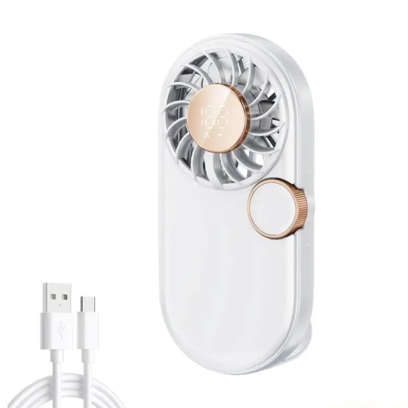 USB Hand Fan Modern Cooling Device With Energy Saving Technology Pocket Fan
