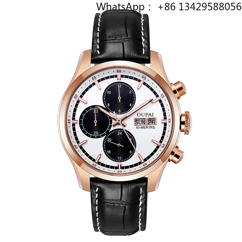 Muti-Function Automatic Watch Man Commander Design with Week Calendar Display Luxury Watch Man for OEM Waterproof Antique Watch