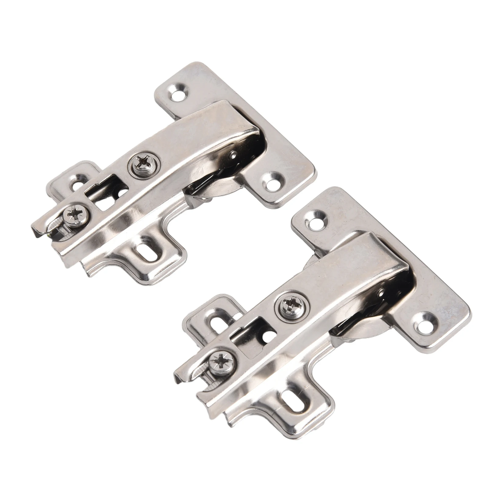 2Pcs Blind Corner 90 Degree Hinge Kitchen Cabinet Wardrobe Fold Concealed Angular Door Hinges Set Furniture Hardware With Screw