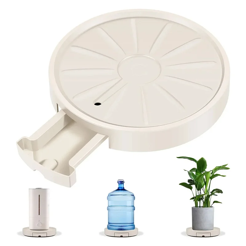 

AAAC-Movable Plant Holder Round Rolling Plant Tray Plant Holder With Wheels Universal Heavy Duty Pot Holder