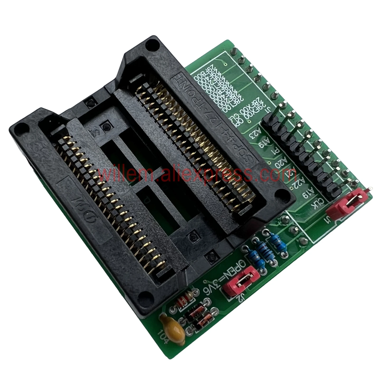 PSOP44-adaptador DIP32 para Willem