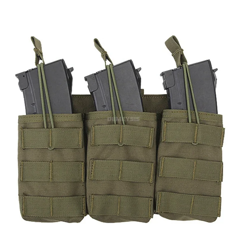 Tasche per caricatori tattici Singolo/Doppio/Triplo AK M4 Fucile MOLLE Mag Pouch Paintball Caccia Tiro