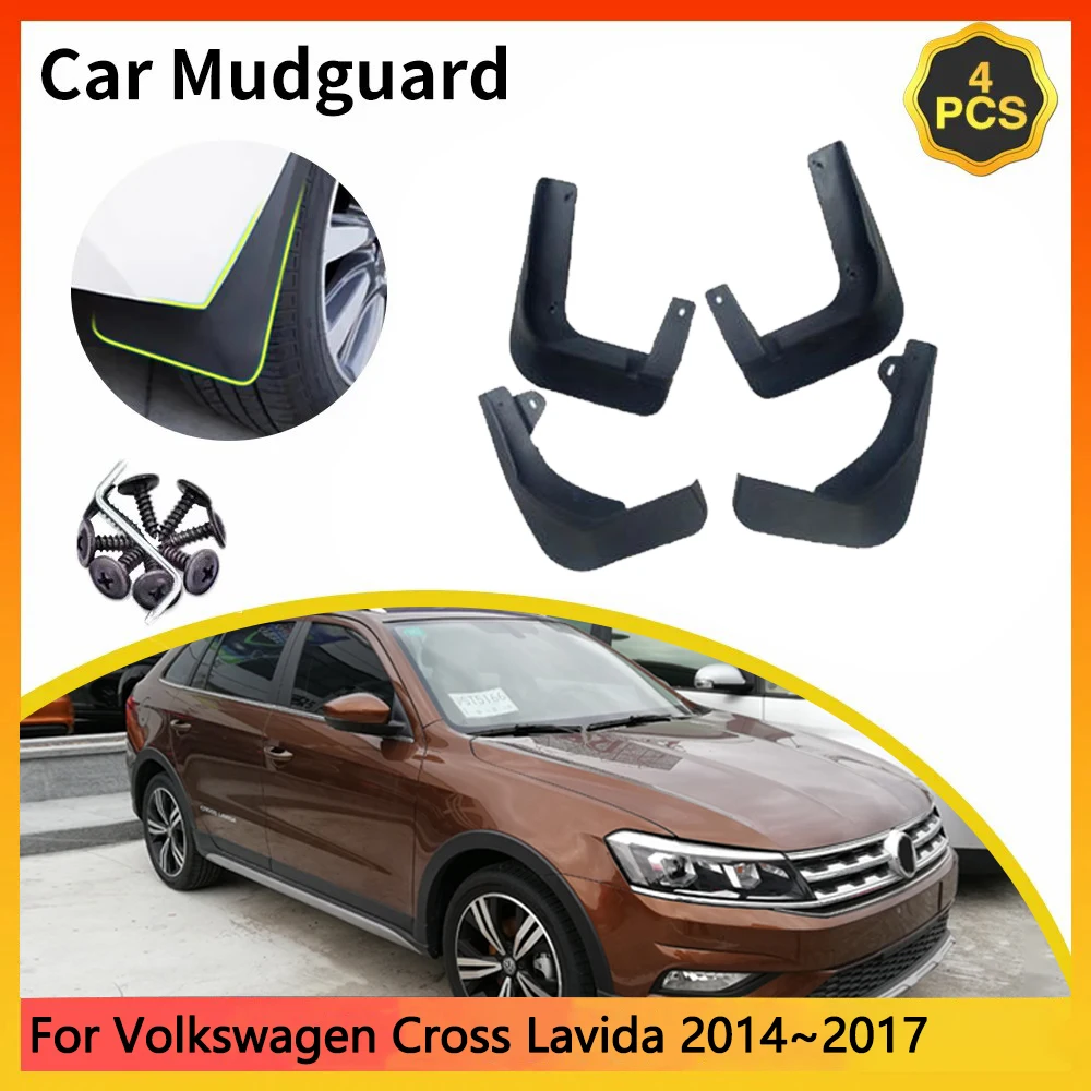 

For Volkswagen Cross Lavida 2014~2017 2015 2016 Car Mudguards Mudflap Mudguard Splash Guards Mud Flaps Fender accessories Parts