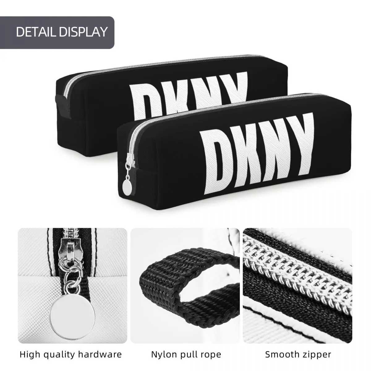 Fashion DKNYs Pencil Case Classic Pen Bag Kids Big Capacity School Supplies Gift Pencilcases