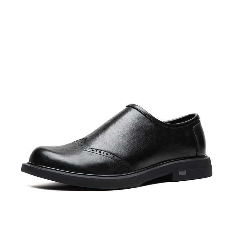 

Mens Genuine Leather Loafers Non Slip Walking Breathable Outdoor Slip on Casual Shoes for Male Work Office Driving Sneakers