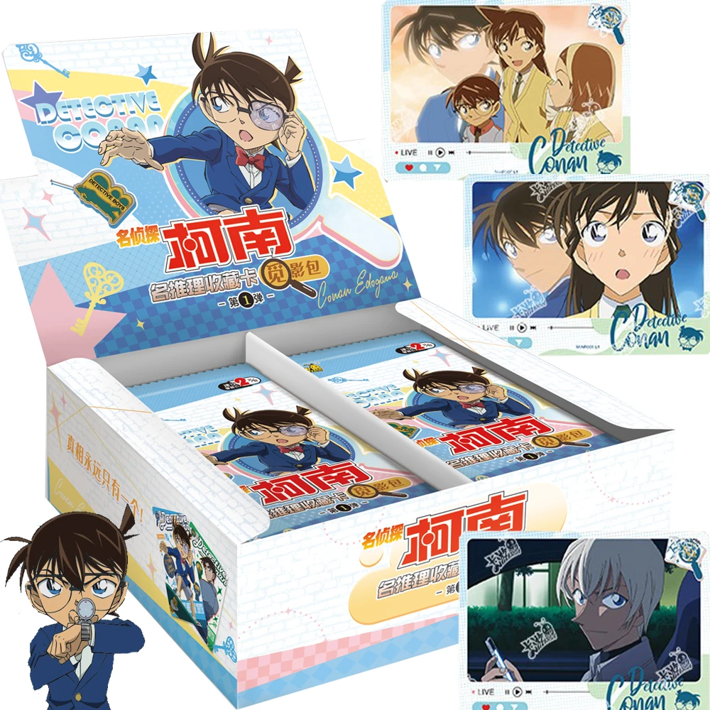 KAYOU Anime Detective Conan Cards for Children Kudo Shinichi Mouri Ran Suzuki Sonoko Anime Character Plot Cards Birthday Gifts