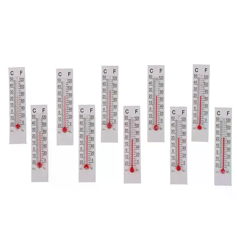 10 Pcs 5cmX1.1cm Miniature Paper Cardboard  Indoor -20-50 Celsius