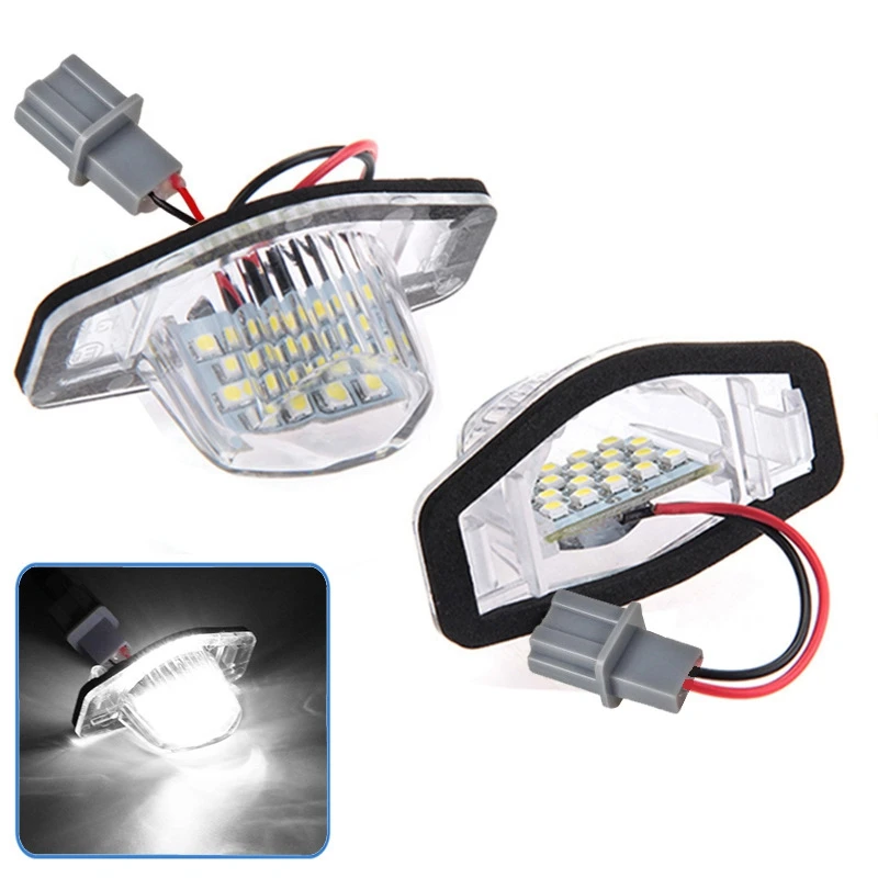 8X Error Free LED License Plate Light Lamp For Honda Crv Fit Jazz Crosstour Odyssey