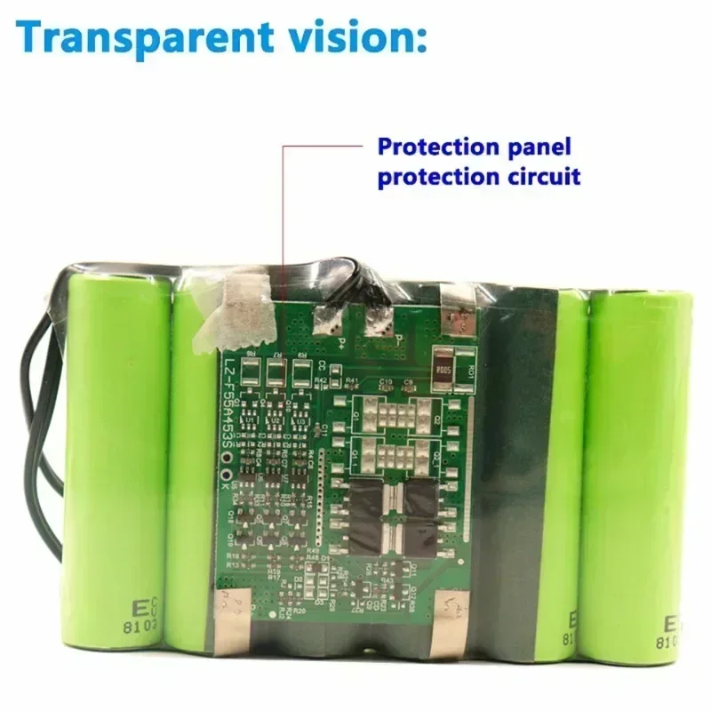 New Portable Super 12V 20000mah 18650 Rechargeable Lithium Battery Pack 12.6V for CCTV Camera Camping Light DC Plug+12.6V 1A