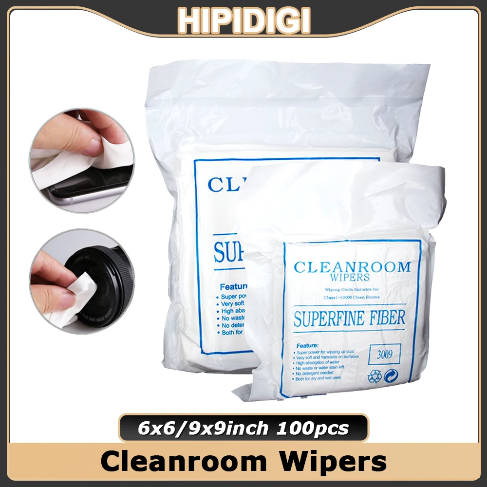 

3009 Cleanroom Wipers Anti-static Dust-Free Cloth Cleaning Non Dust Industry Clean Tool For LCD PCB Precision Instrument Repair